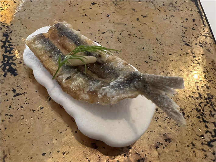 anchovy canape